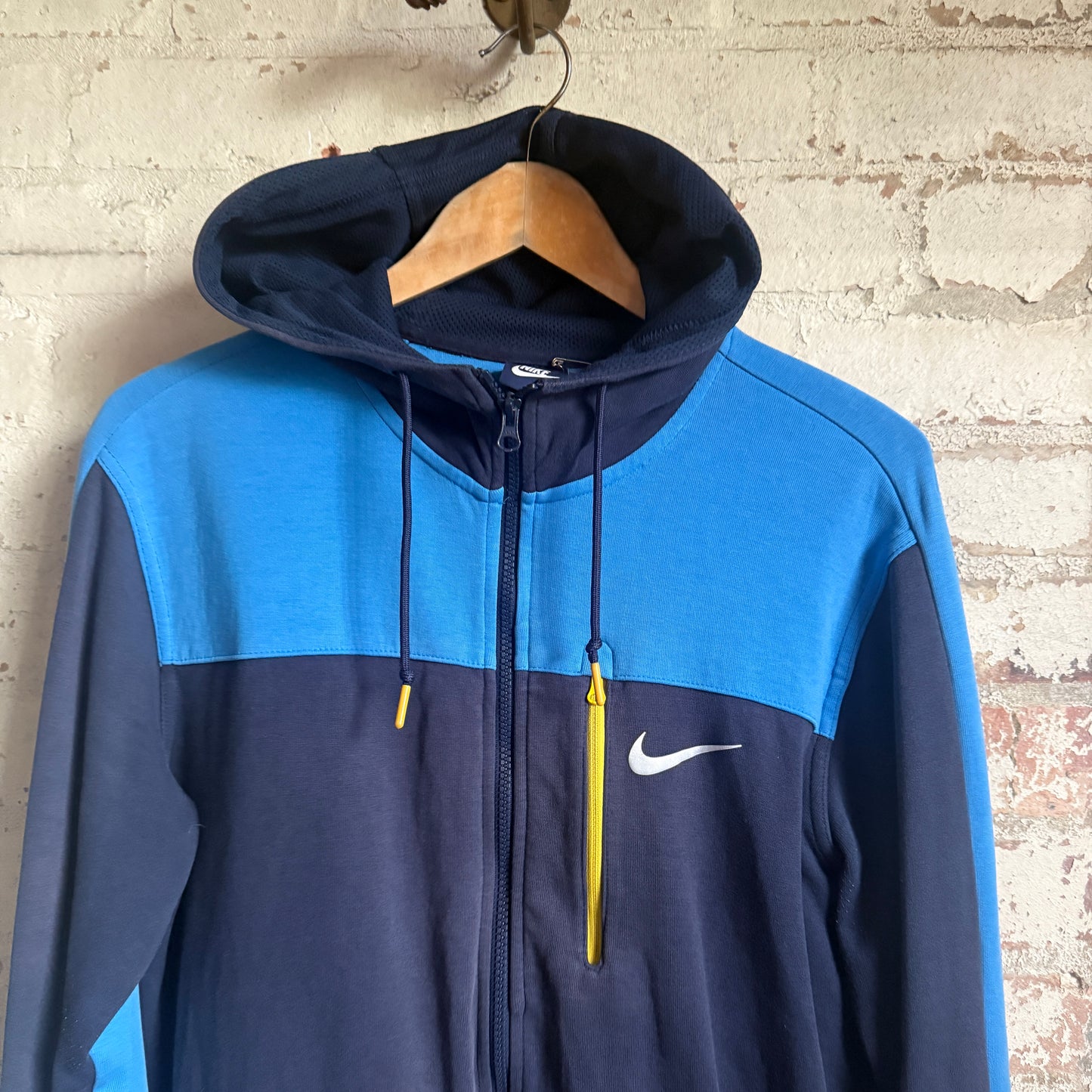 Navy and Blue Nike Zip Up Hoodie
