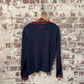 Navy British Underground Knitted Work Jumper