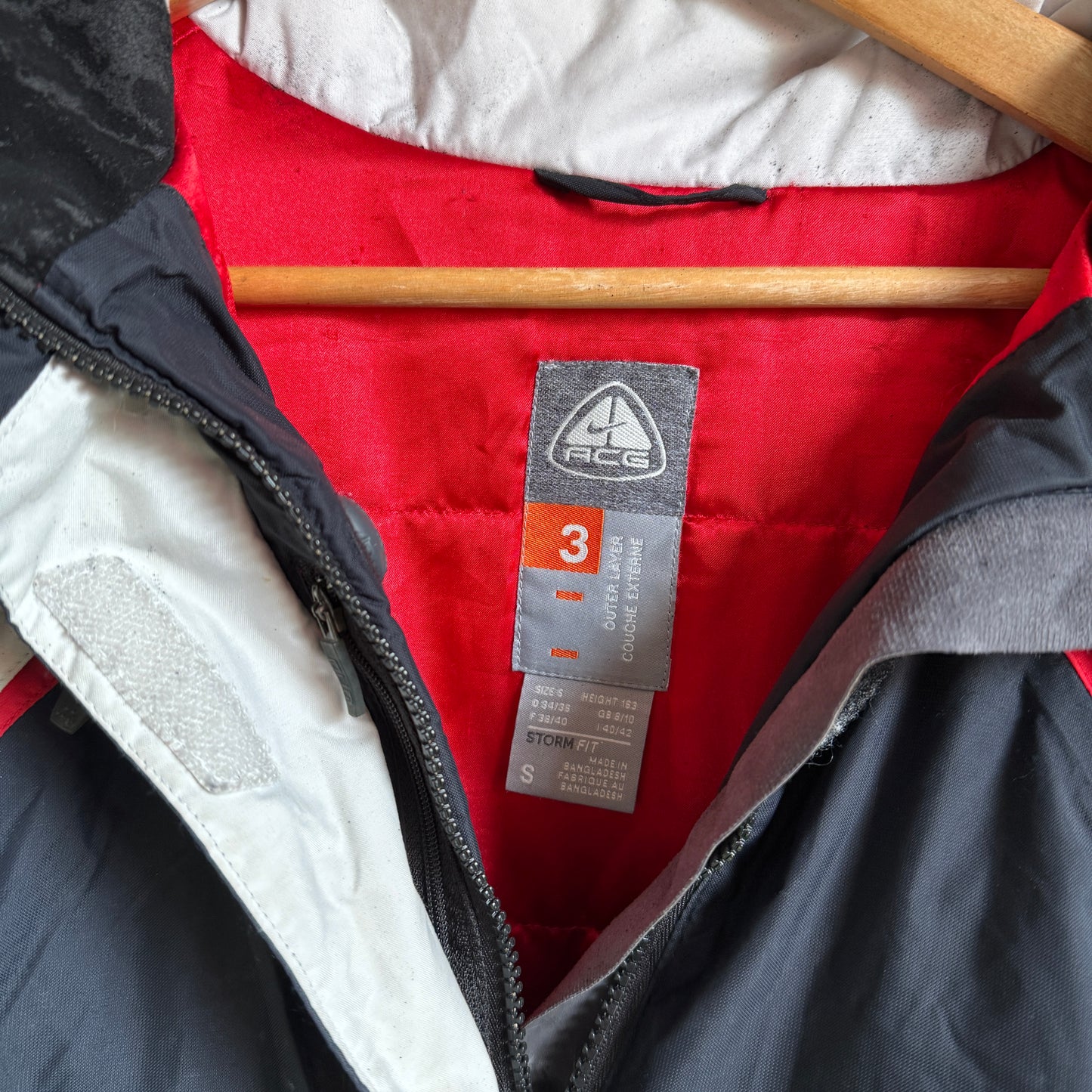 2000s White Nike ACG Ski Jacket Coat