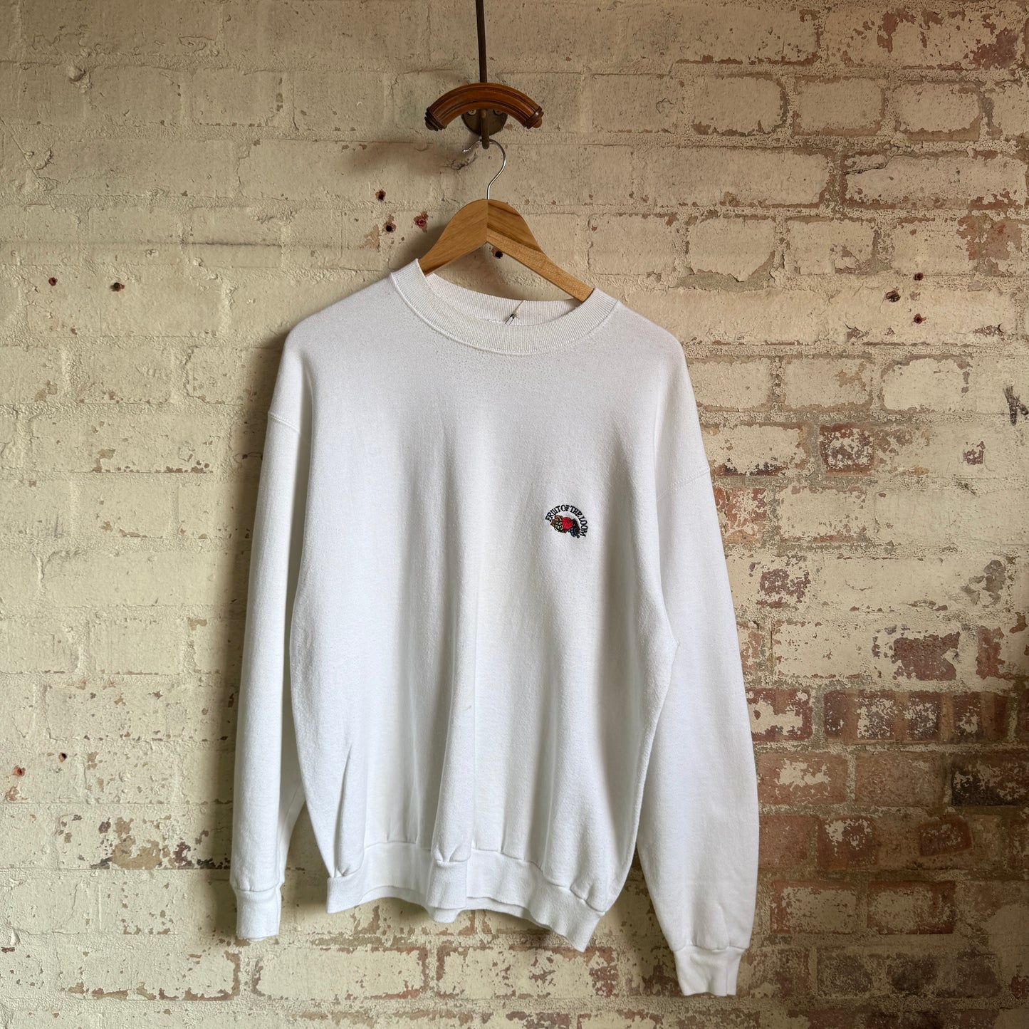 1990s White FOTL Blank Sweatshirt