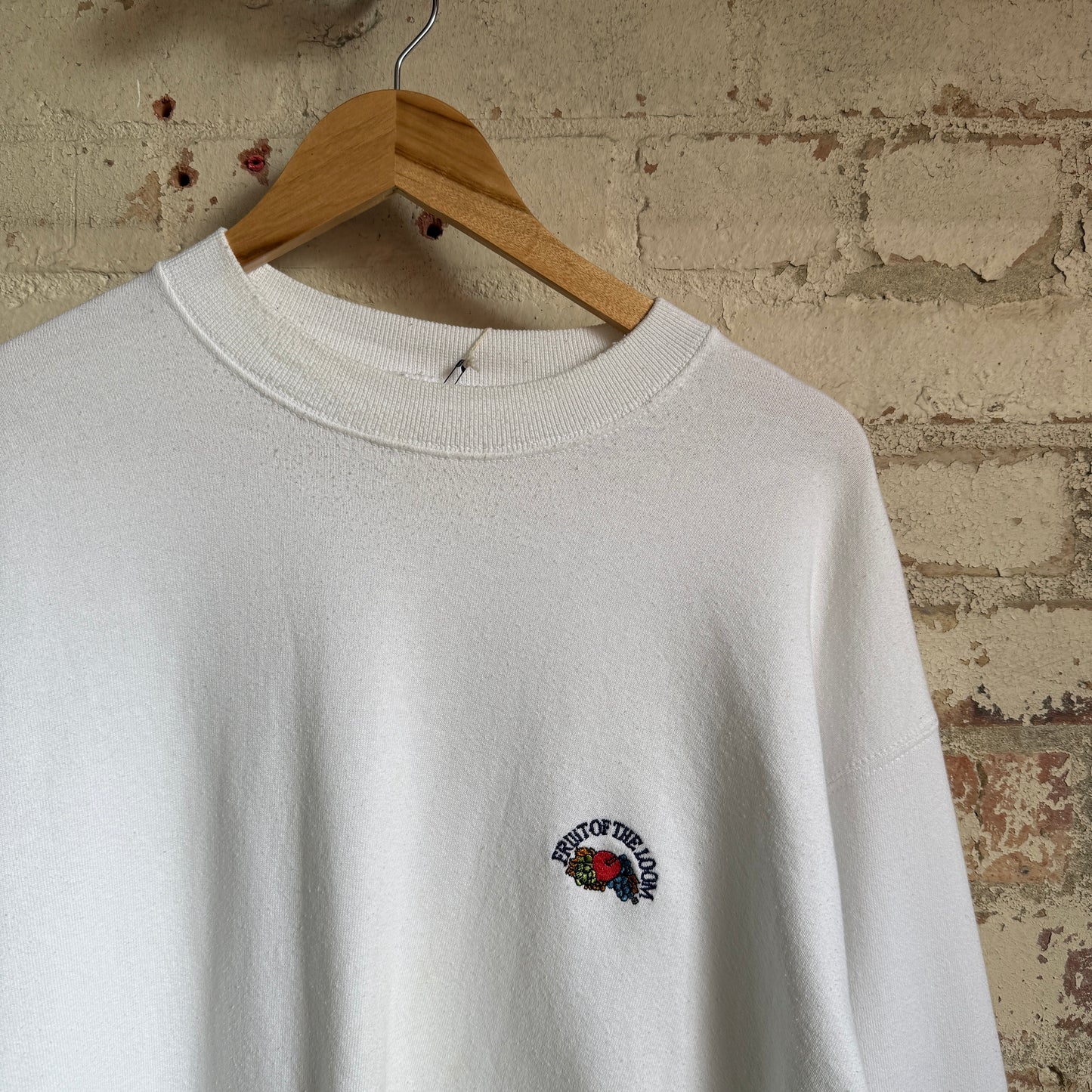 1990s White FOTL Blank Sweatshirt