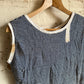 1960s Blue Striped Vest Top