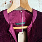 1990s Burgundy Red Laura Ashley Velvet Jacket Coat