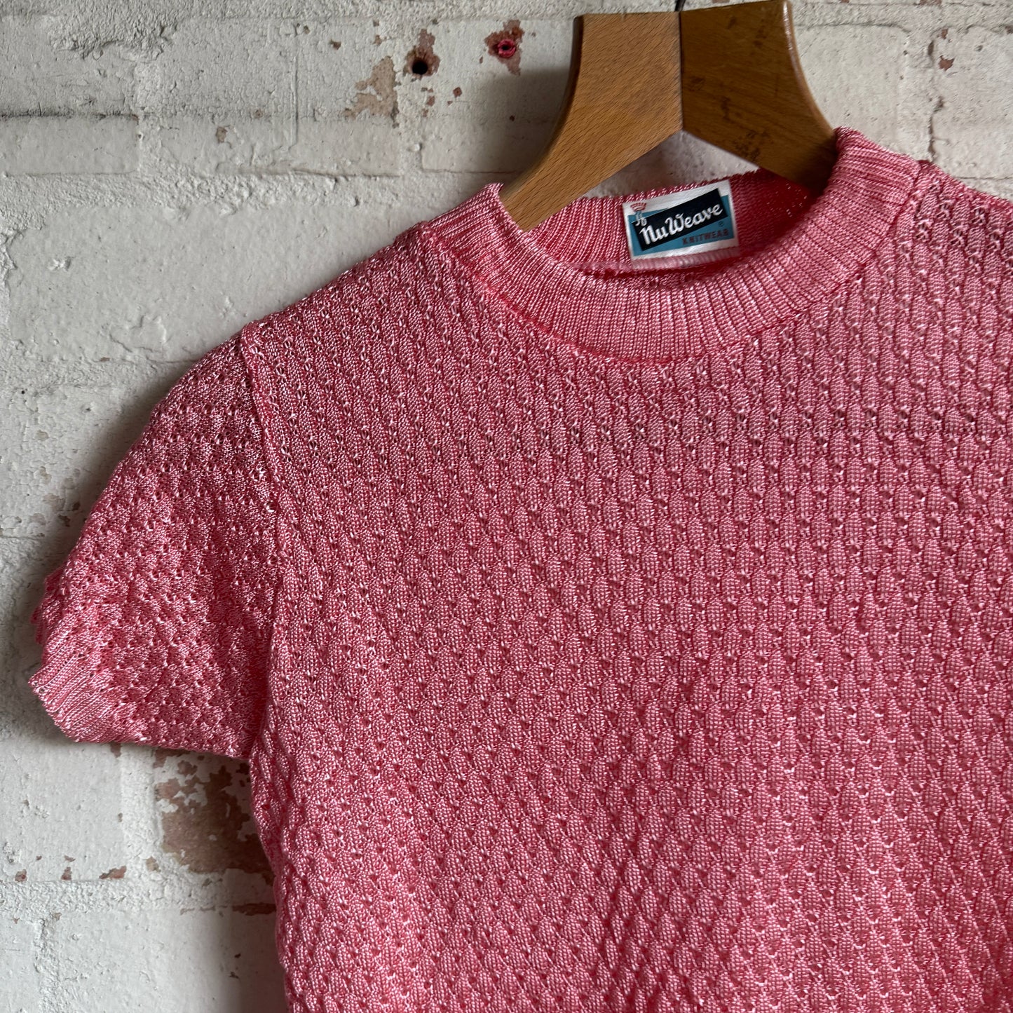 1970s Pink British Rayon Sports T-Shirt