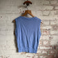 1960s Blue Holstar British Cotton vest Top