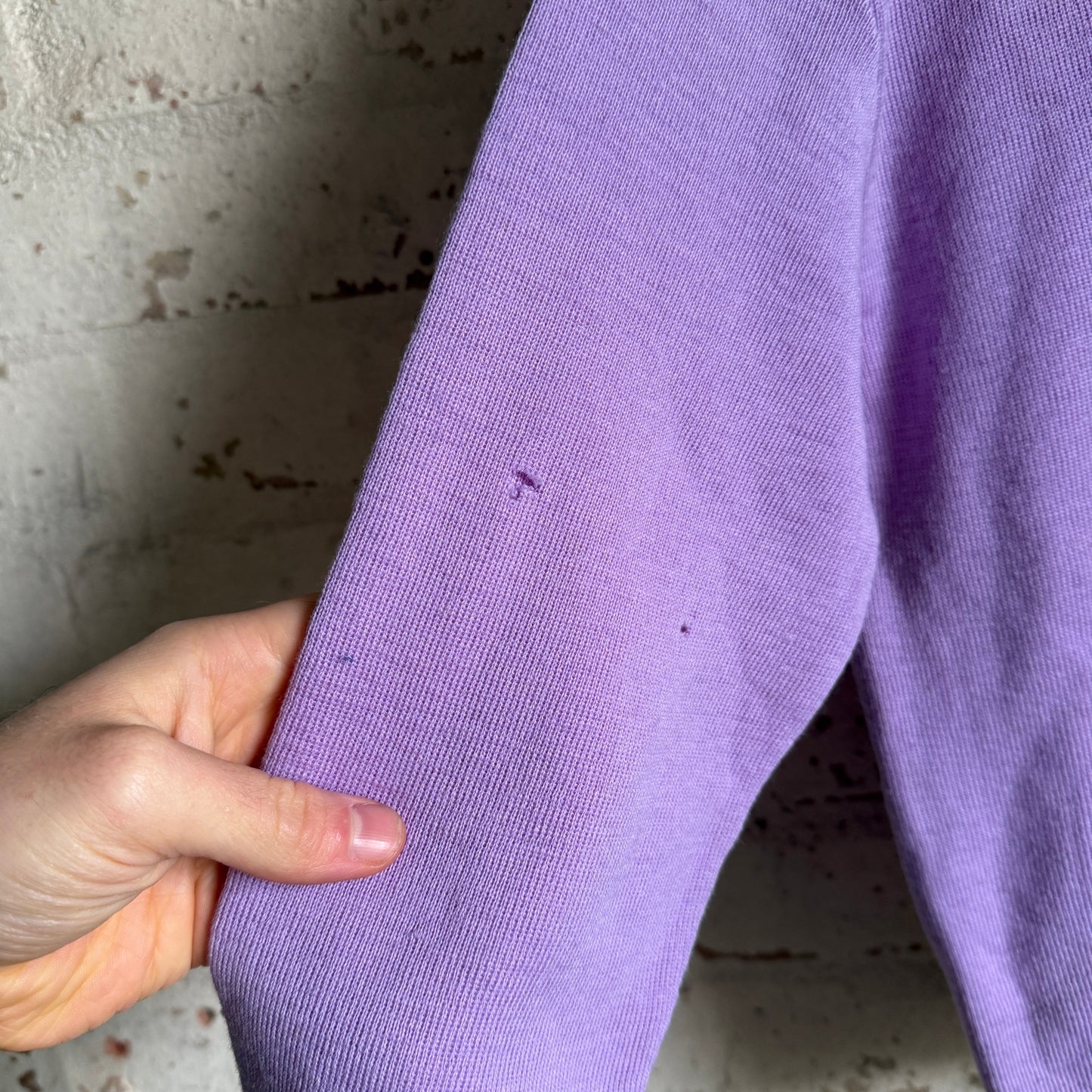 1940s Purple Wool Knitted British Jumper
