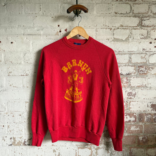 1980s Red Circus Graphic Raglan Sweatshirt