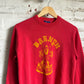 1980s Red Circus Graphic Raglan Sweatshirt