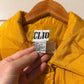 1980s Yellow Padded Quilted Silk Jacket