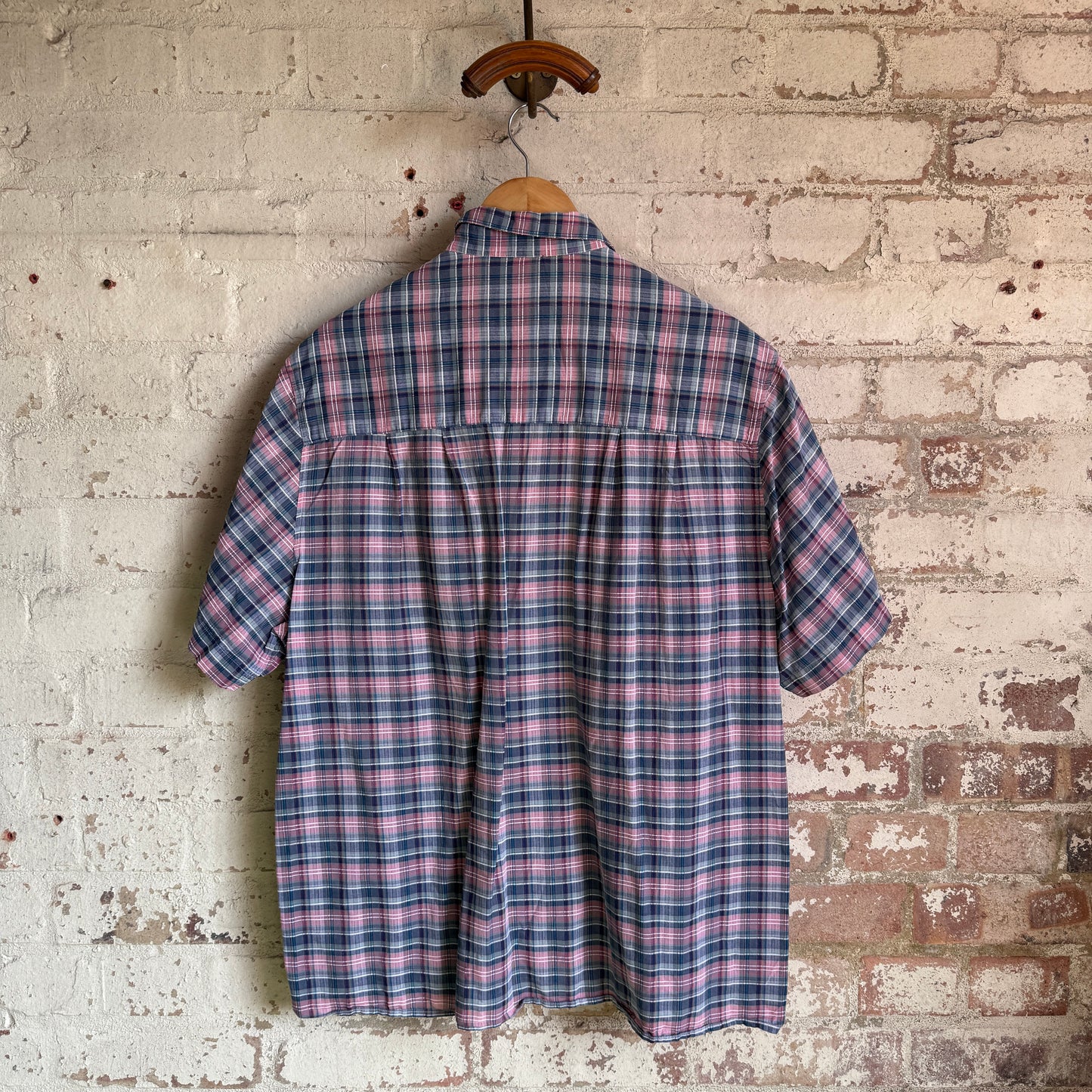 1980s Jaeger Sportsman Checkered Button Shirt