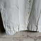 1960s White Button Rayon Blouse Top