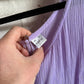 1990s Purple and Lilac Indian Cotton Maxi Dress