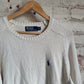 1990s Cream Ralph Lauren Knitted Jumper