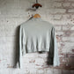 1980s Beige Bat Wing Cardigan Jumper