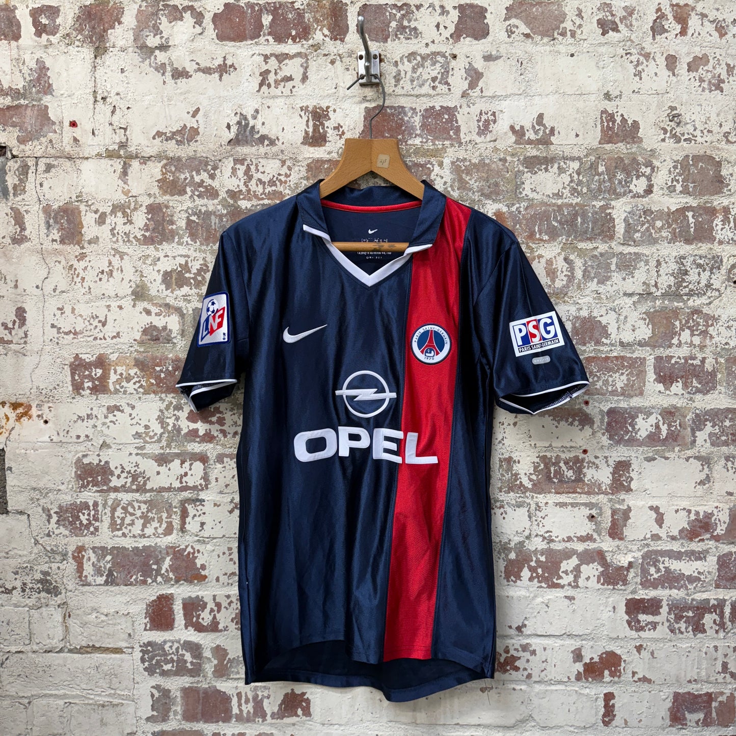 1990s Navy PSG Home Football KIt Shirt