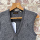 1970s Grey Button Knitted Waistcoat Jumper