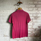 1970s Faded Red British Polo Shirt Top