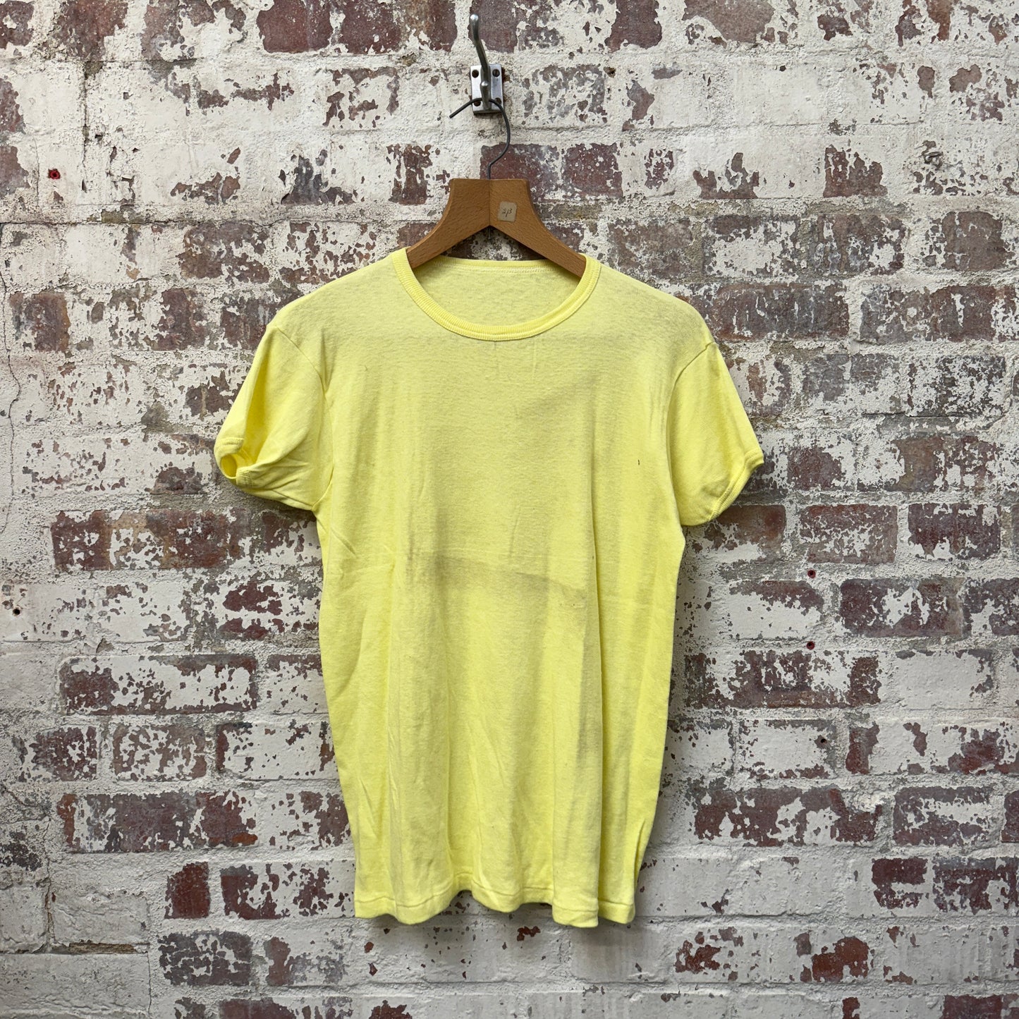 1970s Yellow Blank T-Shirt