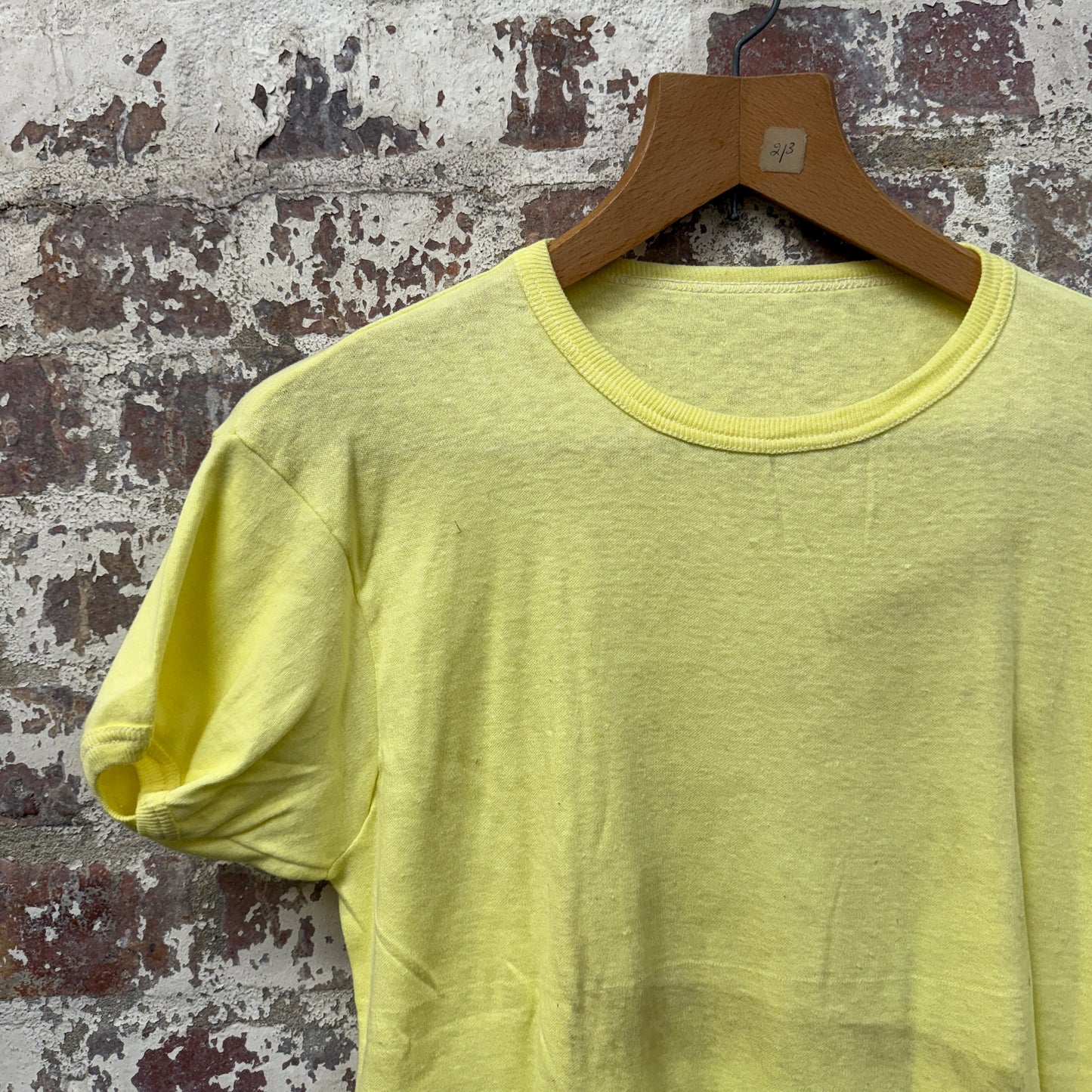 1970s Yellow Blank T-Shirt