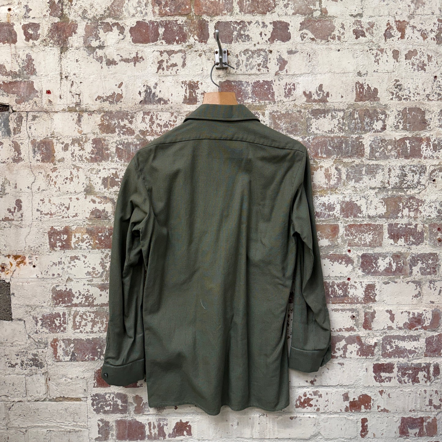 1970s Green Italian Shooting Button Up Shirt