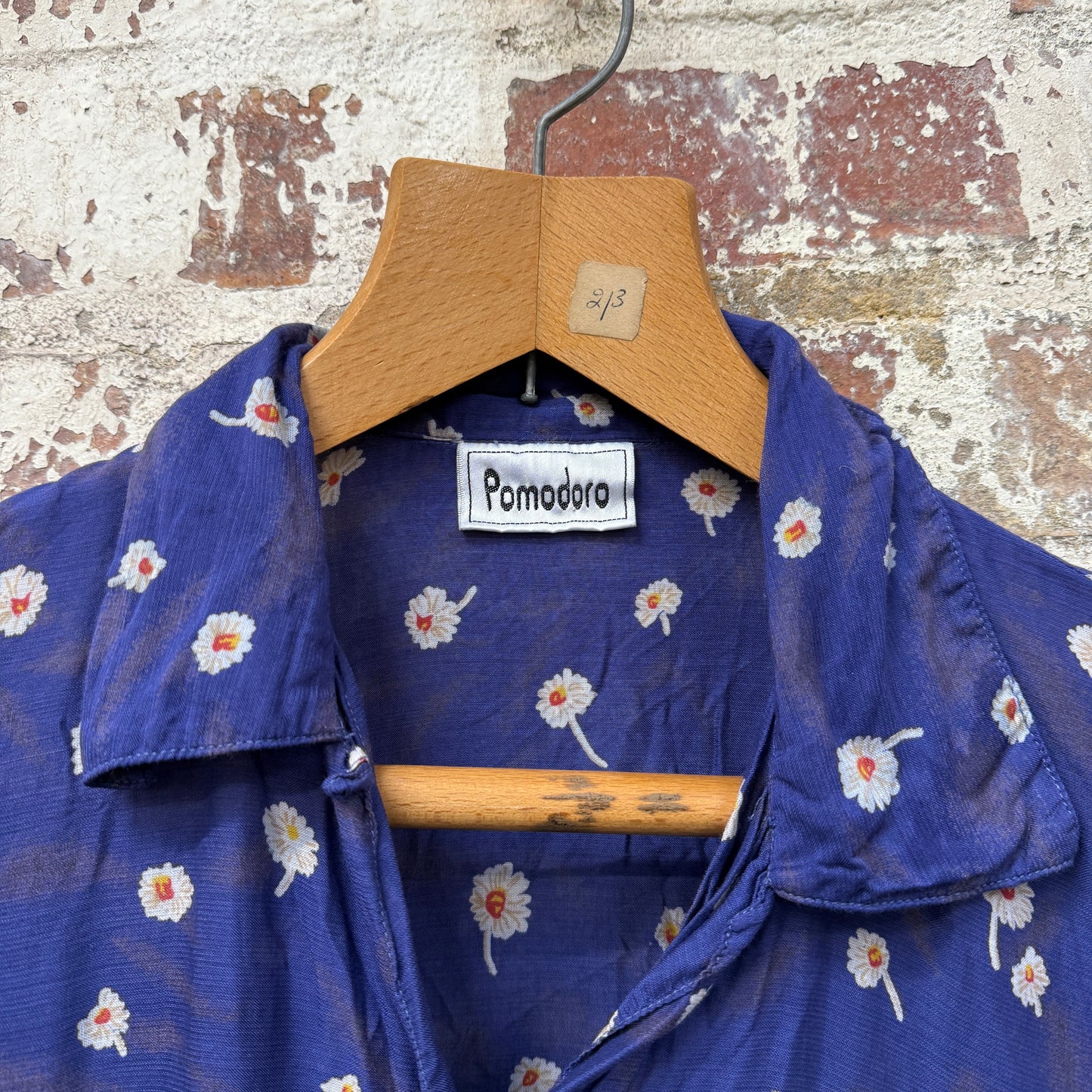 1980s Sun Flower Graphic Button Up Shirt