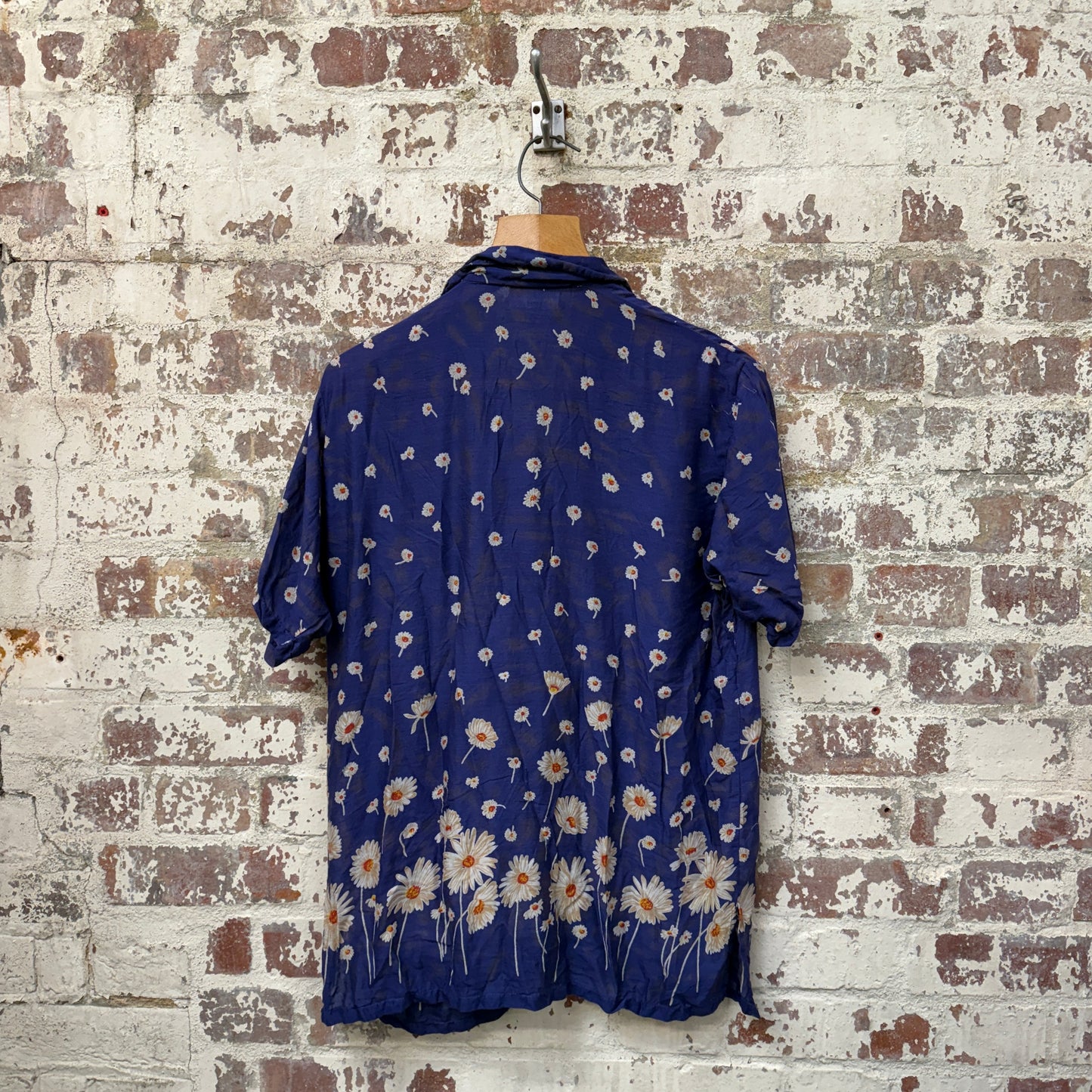 1980s Sun Flower Graphic Button Up Shirt