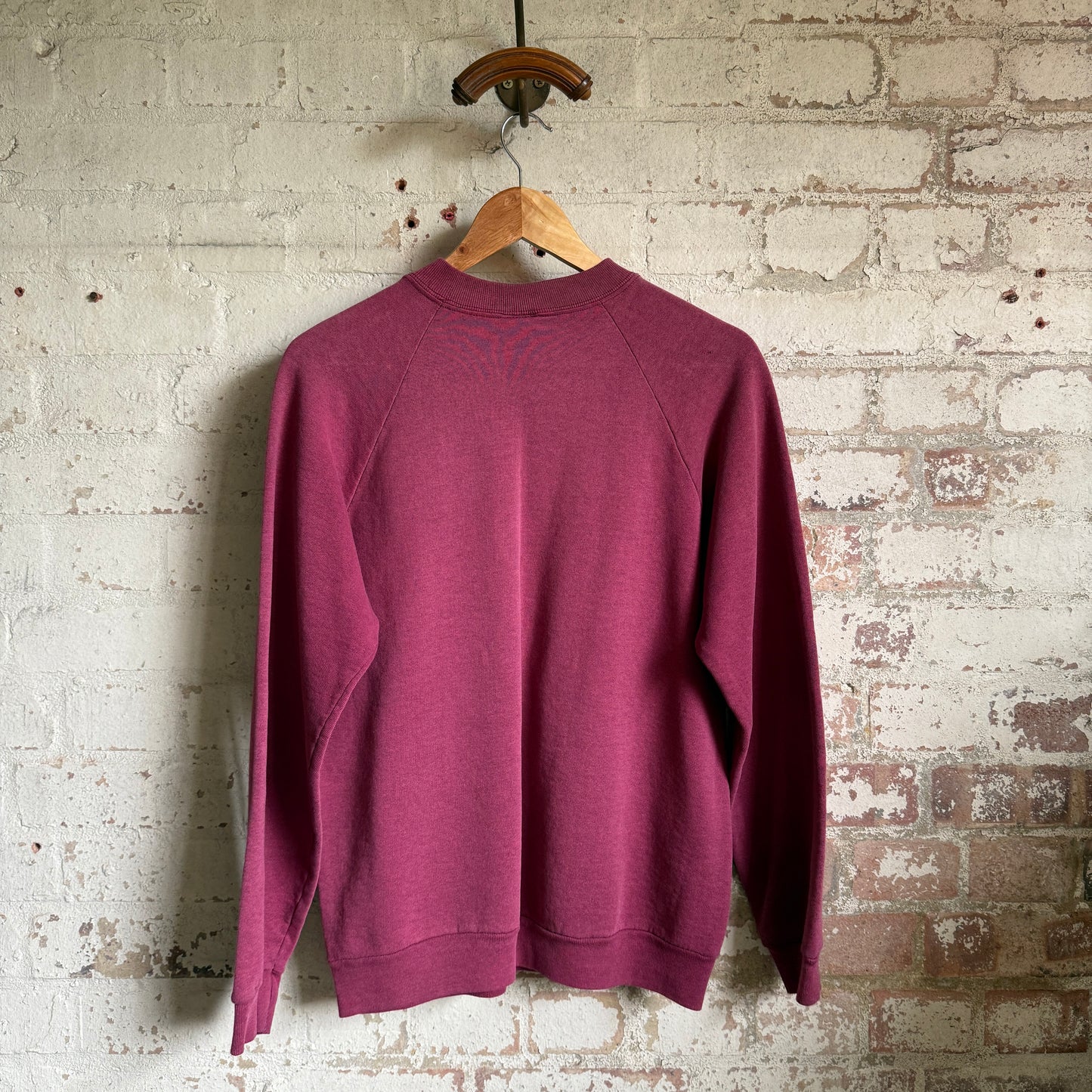 1990s Burgundy British National Park Sweatshirt