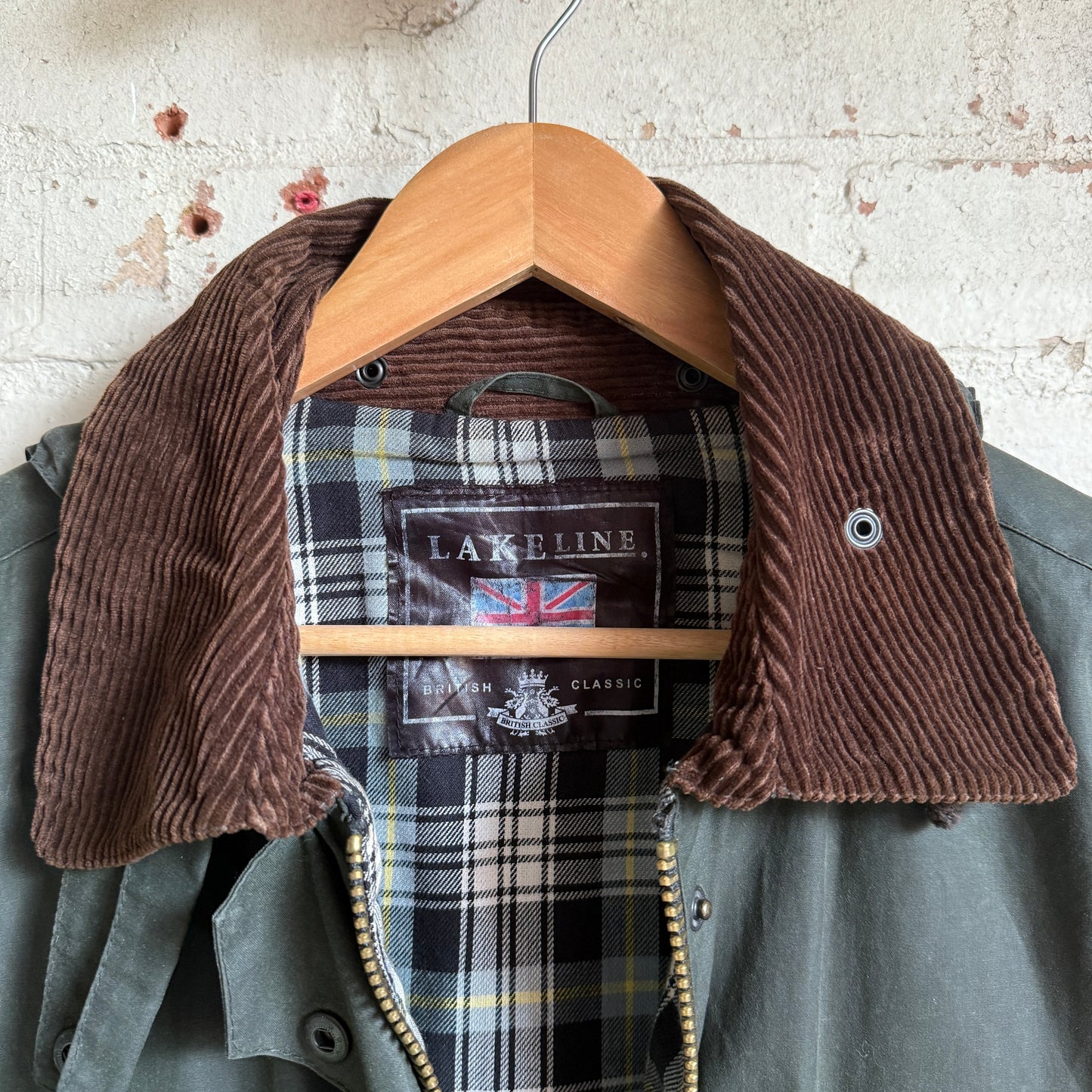 Vintage Green Wax British jacket Coat