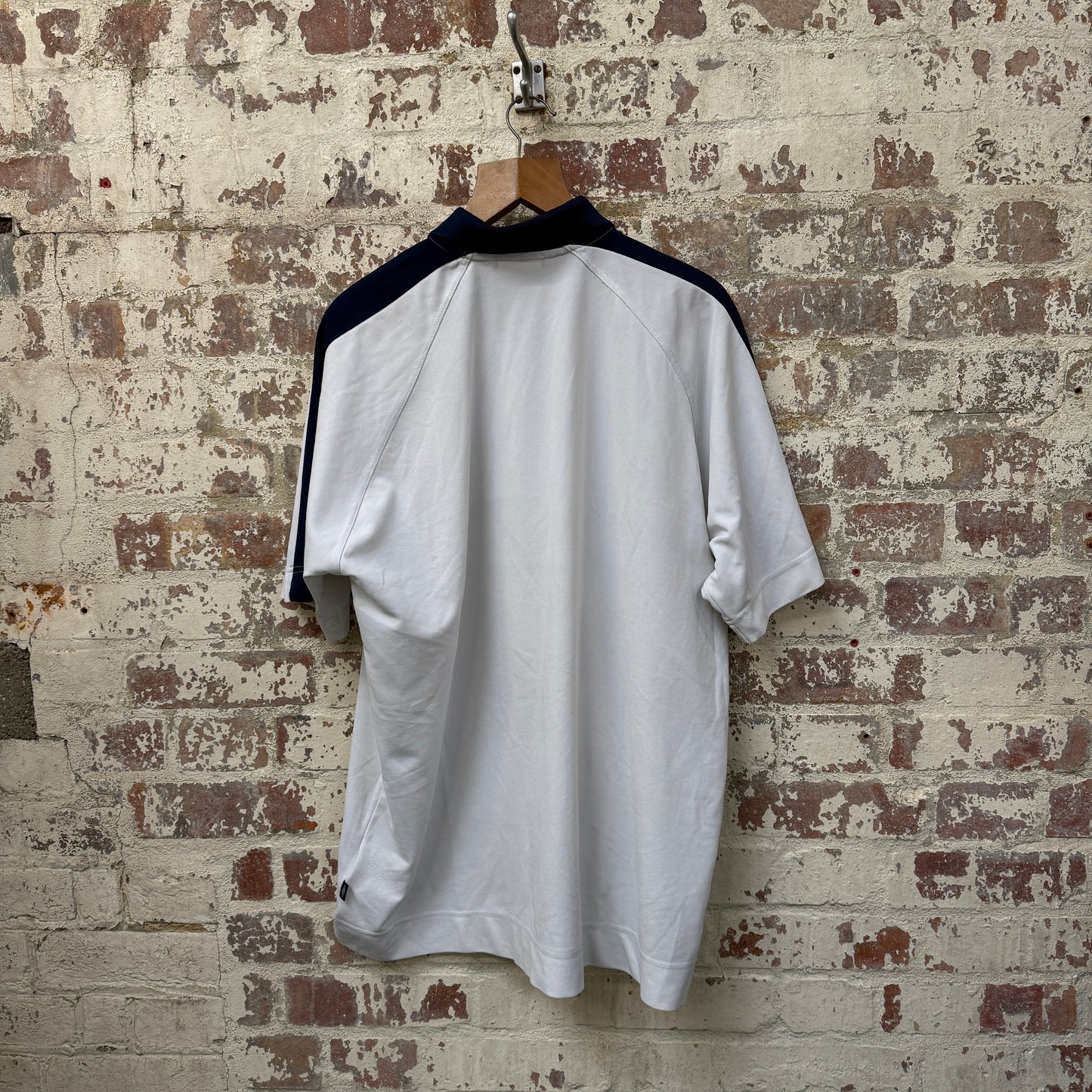 1990s White Umbro Polo Shirt