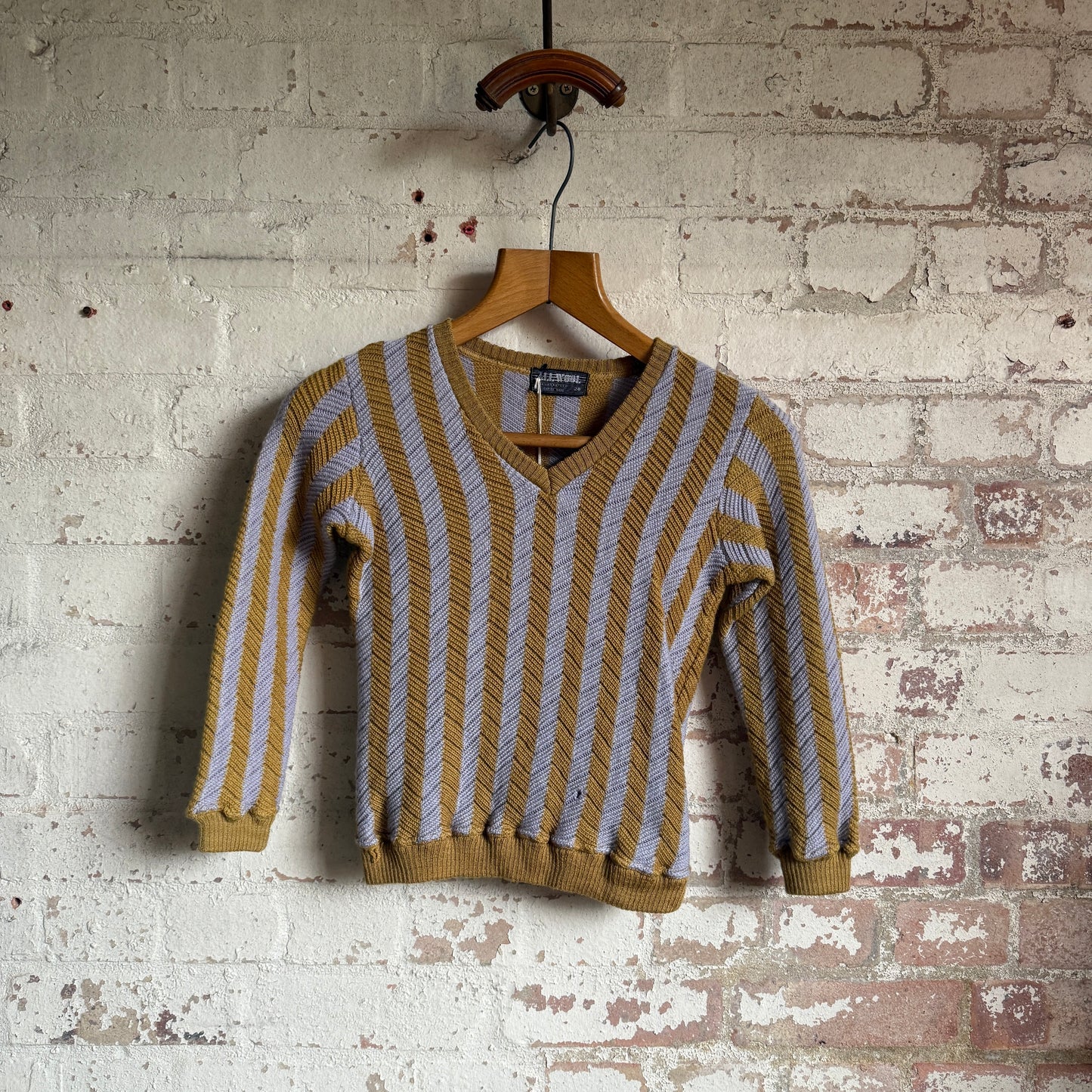 1970s Knitted Striped Jumper