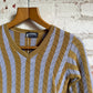 1970s Knitted Striped Jumper