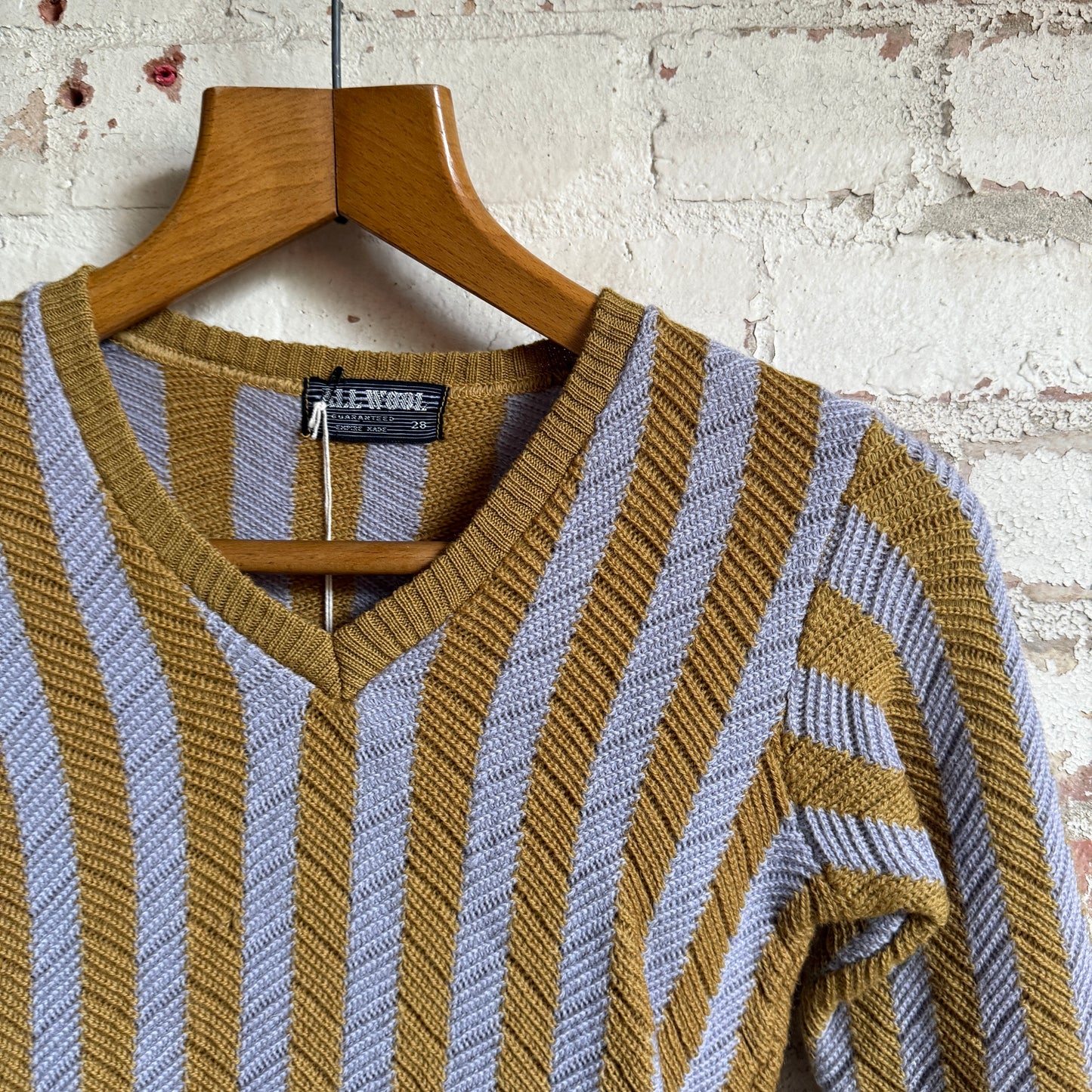 1970s Knitted Striped Jumper