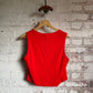 1970s Red Waistcoat