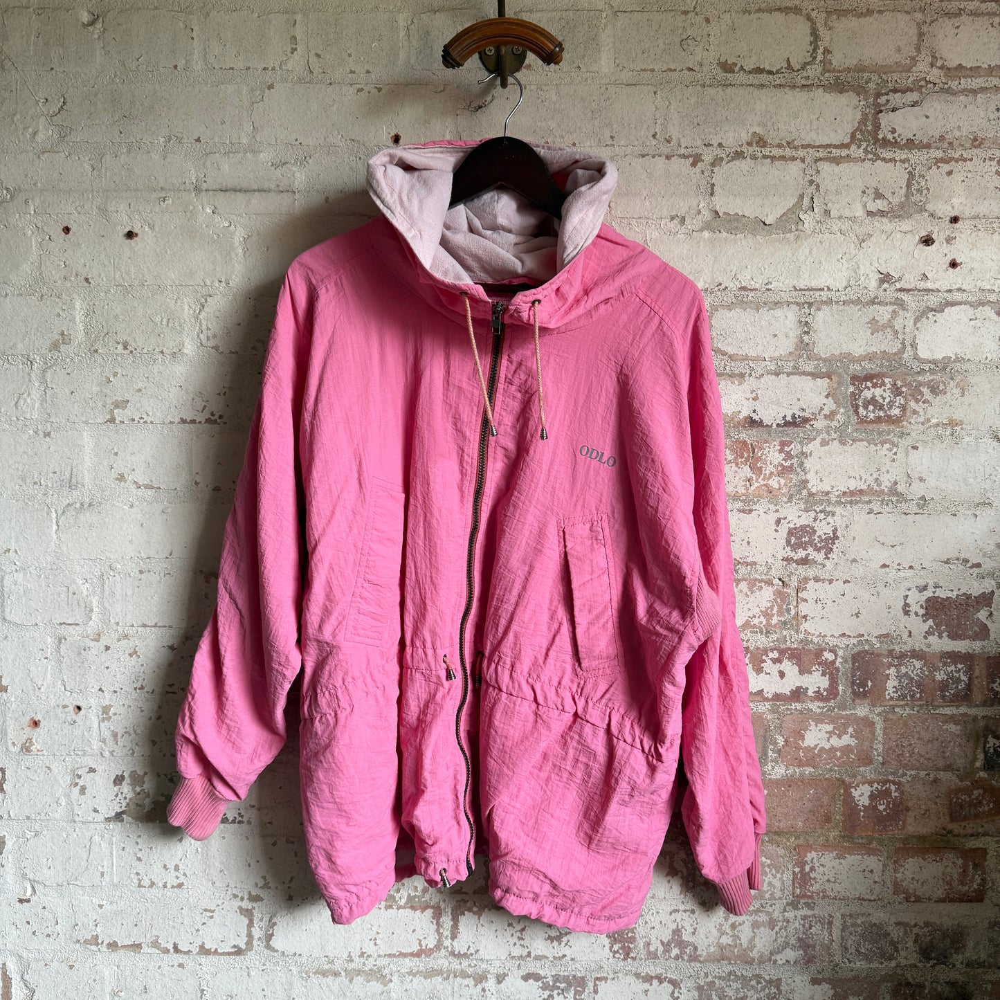 1980s Pink Cotton Parka Jacket Coat
