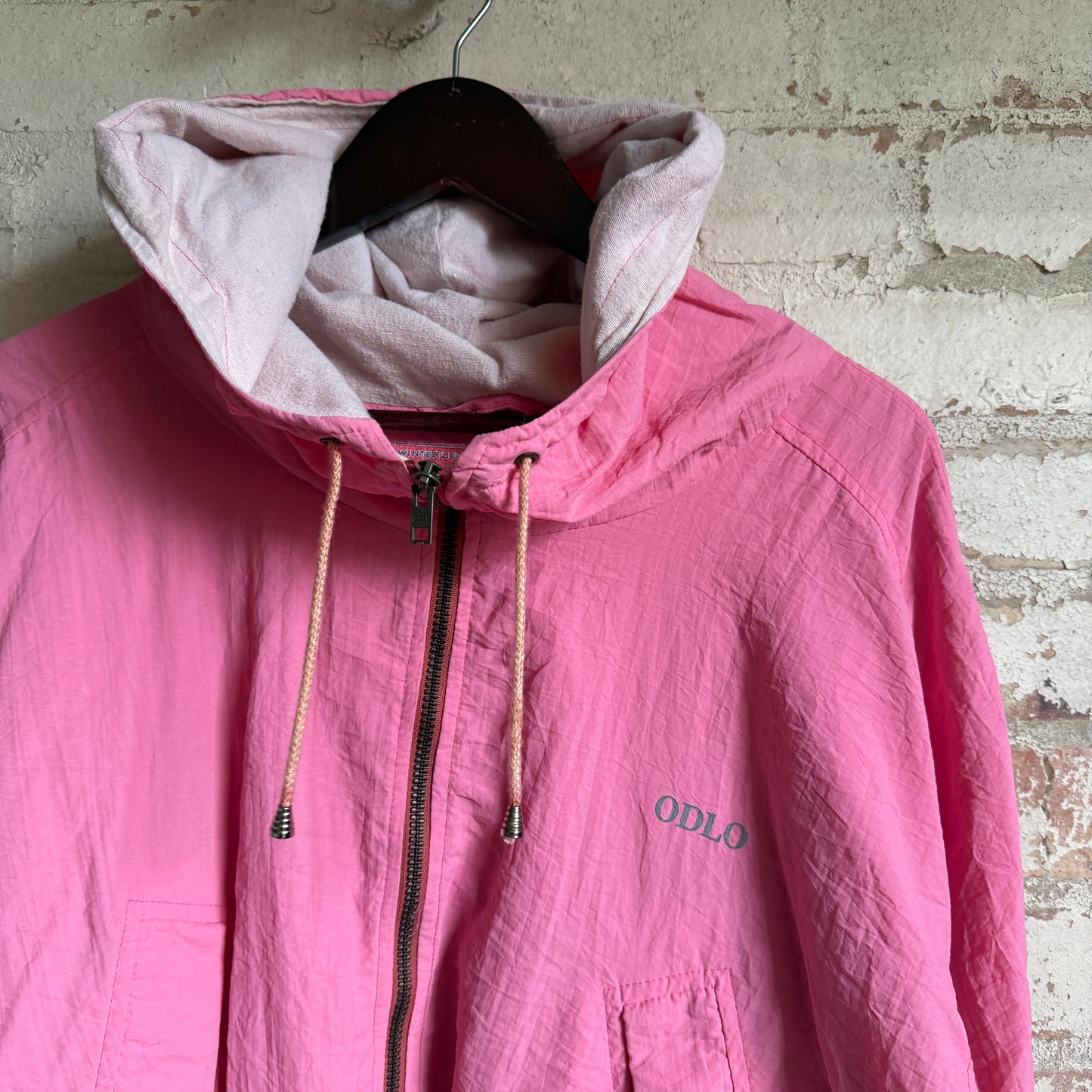 1980s Pink Cotton Parka Jacket Coat