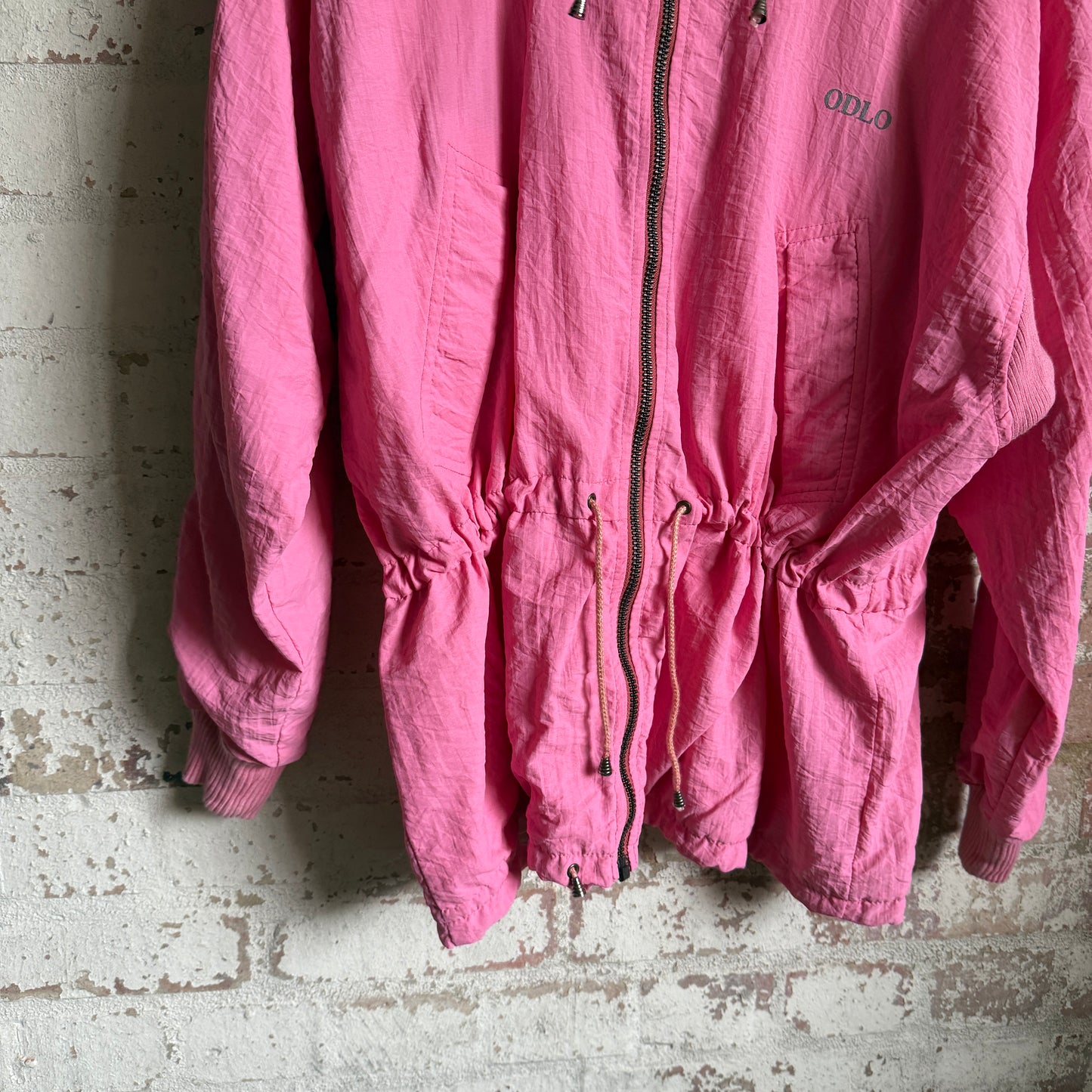 1980s Pink Cotton Parka Jacket Coat