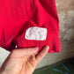 1970s Red Graphic College T-Shirt