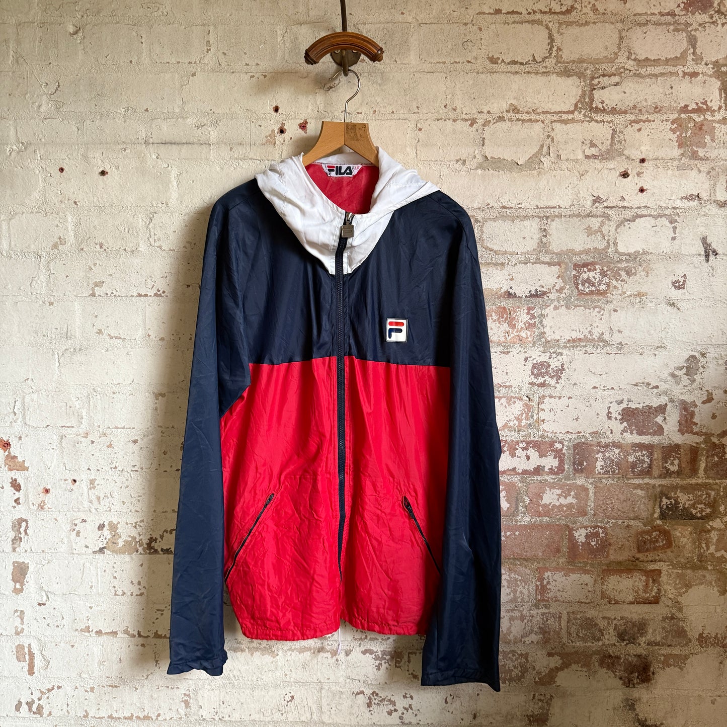 1980s Navy Fila Lightweight Track Jacket