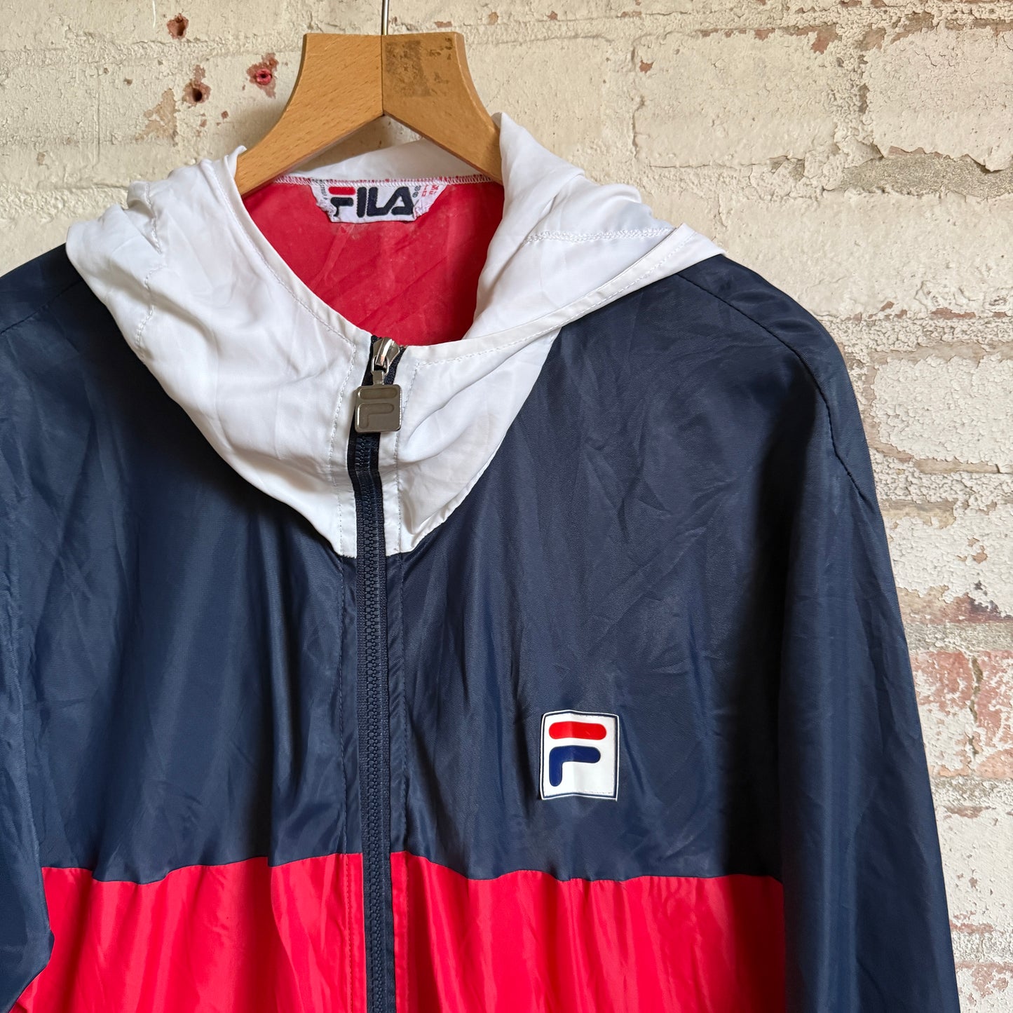 1980s Navy Fila Lightweight Track Jacket