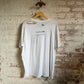 1990s White Graphic Distressed T-Shirt