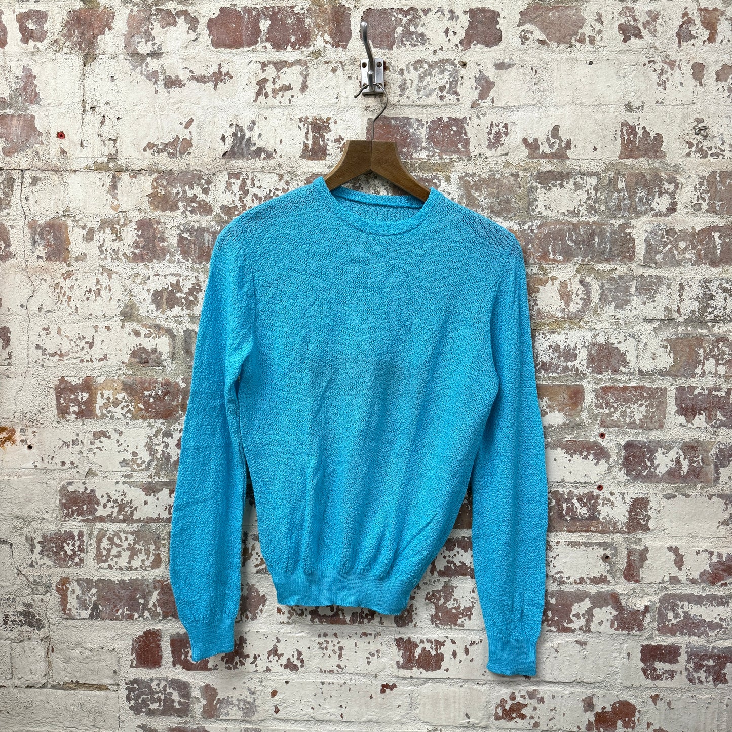 1960s Unusual British Knitted Wool Jumper