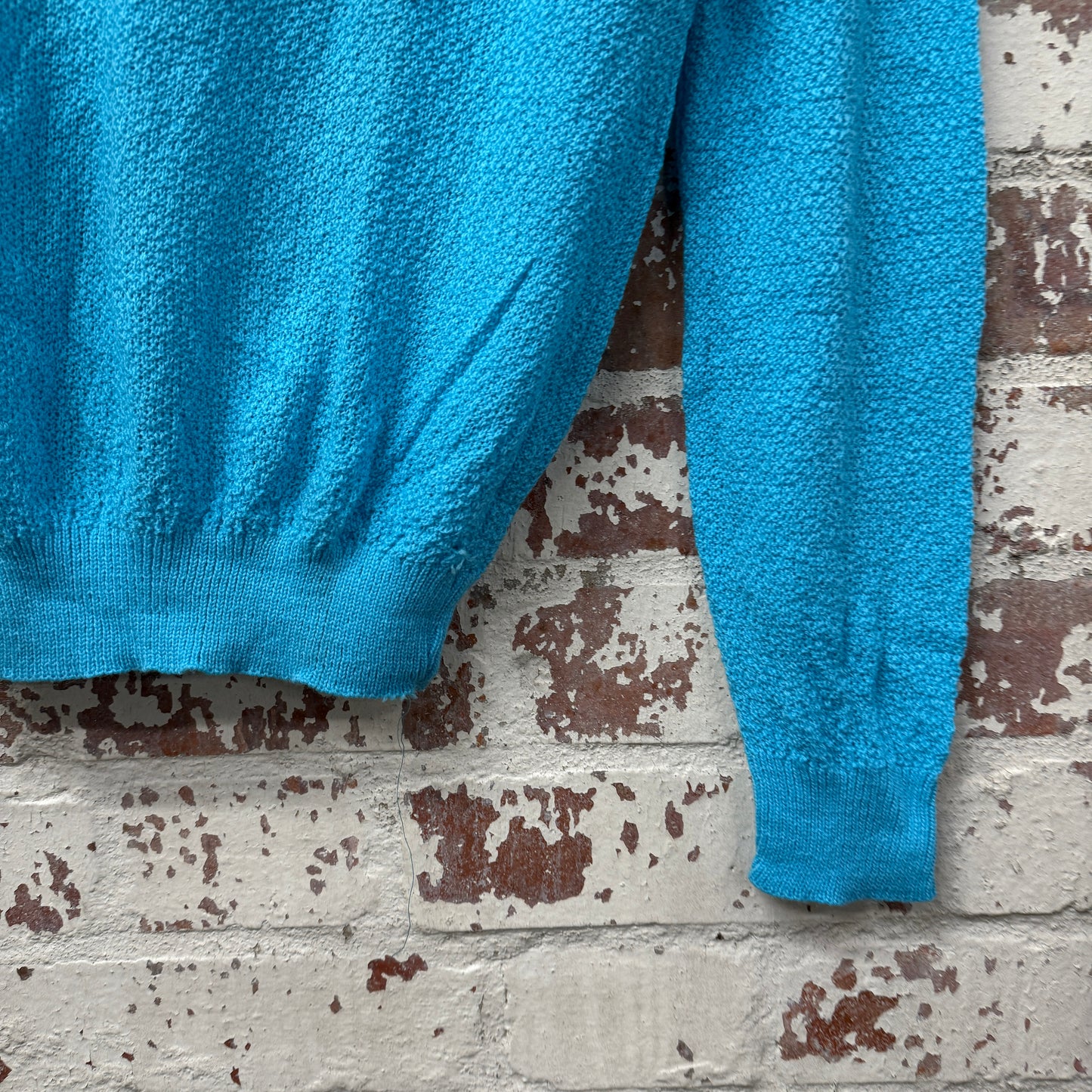 1960s Unusual British Knitted Wool Jumper