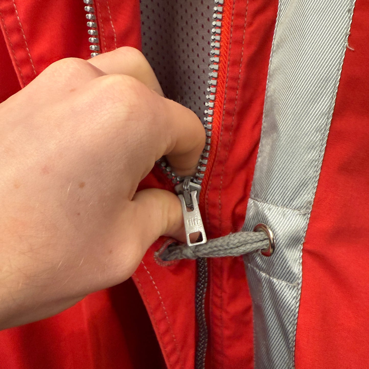 1980s Red Firemans Clip Jacket