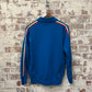 1980s Blue zip Up Track Top