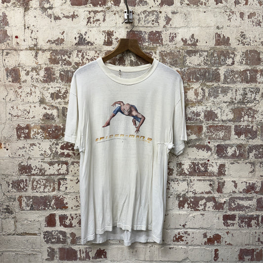 2004 White 'Spiderman Game 2' Graphic T-Shirt Top