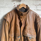 1980s Brown Tactical Leather Jacket