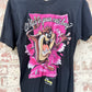 1990s Black Looney Tunes Crips Graphic T-Shirt
