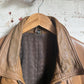 1980s Brown Tactical Leather Jacket