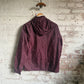 1970s Maroon Zip Cagoule Jacket Coat