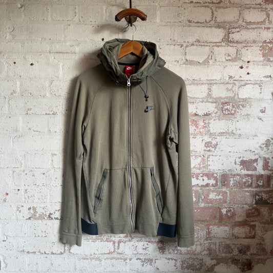 2000s Green Nike Air Hoodie Jumper